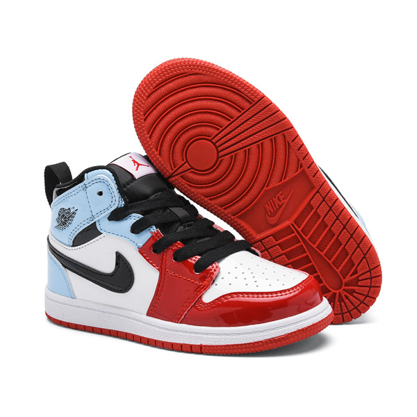 Youth Running Weapon Air Jordan 1 White/Blue/Red Shoes 10027 Youth Running Weapon Air Jordan 1 White/Blue/Red Shoes 10027